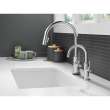 9159TL-AR-DST Trinsic 11.38-in x 4.19-in x 16.19-in Touch2O Kitchen Faucet with Touchless Technology, Arctic Stainless