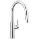 19867LF Nicoli 11.06-in x 10.75-in x 17.06-in Single-Handle Pull-Down Kitchen Faucet, Chrome