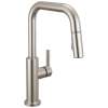 19868LF-SS Nicoli 11.06-in x 10.75-in x 15.75-in Single-Handle Pull-Down Kitchen Faucet, Stainless