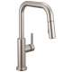 19868LF-SS Nicoli 11.06-in x 10.75-in x 15.75-in Single-Handle Pull-Down Kitchen Faucet, Stainless