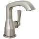 576-SS-PR-LPU-DST Stryke 6.56-in x 6.00-in x 6.88-in Single Handle Bathroom Faucet, Lumicoat Stainless