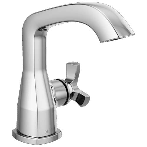 5766-PR-LPU-DST Stryke 6.56-in x 6.00-in x 6.88-in Single Handle Bathroom Faucet, Lumicoat Chrome