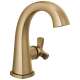 5776-CZ-PR-MPU-DST Stryke 6.56-in x 6.00-in x 6.88-in Single Handle Bathroom Faucet, Lumicoat Champagne Bronze