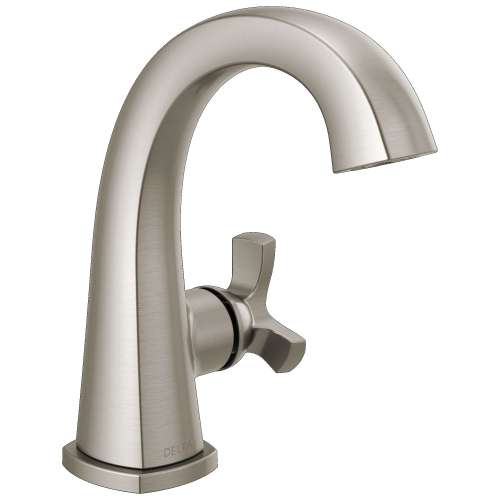 5776-SS-PR-MPU-DST Stryke 6.56-in x 6.00-in x 6.88-in Single Handle Bathroom Faucet, Lumicoat Stainless