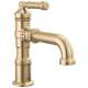 584-CZ-PR-DST Broderick 7.13-in x 2.00-in x 7.56-in Single Handle Bathroom Faucet, Lumicoat Champagne Bronze