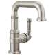 584SH-SS-PR-DST Broderick 7.13-in x 2.00-in x 7.94-in Single Handle Bathroom Faucet, Lumicoat Stainless