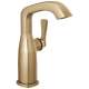 676-CZ-PR-DST Stryke 4.38-in x 6.56-in x 8.94-in Single Handle Mid-Height Bathroom Faucet, Lumicoat Champagne Bronze