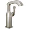 676-SS-PR-DST Stryke 4.38-in x 6.56-in x 8.94-in Single Handle Mid-Height Bathroom Faucet, Lumicoat Stainless