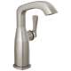 676-SS-PR-DST Stryke 4.38-in x 6.56-in x 8.94-in Single Handle Mid-Height Bathroom Faucet, Lumicoat Stainless