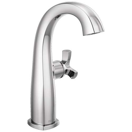 6776-PR-DST Stryke 6.63-in x 4.31-in x 9.50-in Single Handle Mid-Height Bathroom Faucet, Lumicoat Chrome
