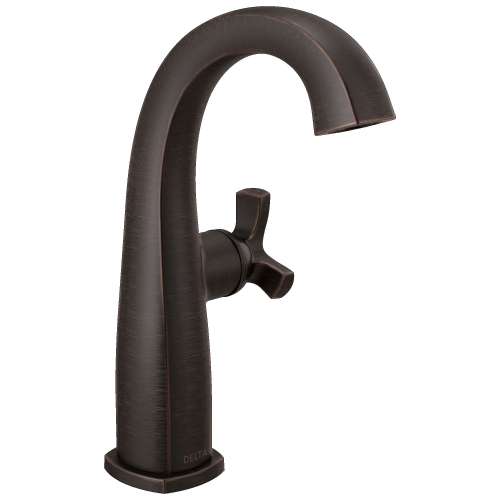 6776-RB-DST Stryke 6.63-in x 4.31-in x 9.50-in Single Handle Mid-Height Bathroom Faucet, Venetian Bronze