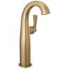 777-CZ-PR-DST Stryke 6.44-in x 4.38-in x 11.75-in Single Handle Vessel Bathroom Faucet, Lumicoat Champagne Bronze