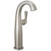 777-SS-PR-DST Stryke 6.44-in x 4.38-in x 11.75-in Single Handle Vessel Bathroom Faucet, Lumicoat Stainless