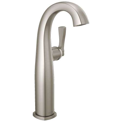 777-SS-PR-DST Stryke 6.44-in x 4.38-in x 11.75-in Single Handle Vessel Bathroom Faucet, Lumicoat Stainless