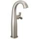 7776-SS-PR-DST Stryke 6.44-in x 4.38-in x 11.75-in Single Handle Vessel Bathroom Faucet, Lumicoat Stainless