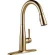 9113-CZ-DST Essa 9.38-in x 11.00-in x 15.75-in Single-Handle Pull-Down Kitchen Faucet, Champagne Bronze