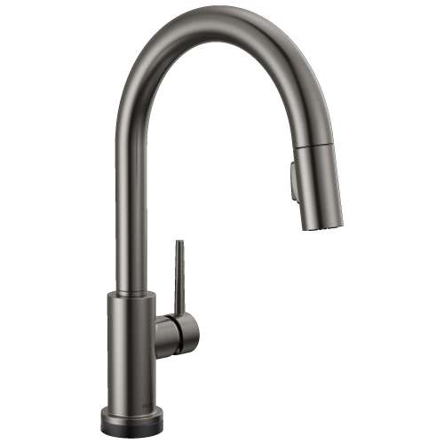 9159TL-KS-DST Trinsic 11.38-in x 4.19-in x 16.19-in Touch2O Kitchen Faucet with Touchless Technology, Black Stainless