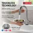9159TLV-AR-DST Trinsic 11.38-in x 4.19-in x 16.19-in VoiceIQ Kitchen Faucet with Touch2O with Touchless Technology, Arctic Stainless