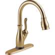 9178TLV-CZ-DST Leland 11.63-in x 10.75-in x 15.38-in VoiceIQ Kitchen Faucet with Touch2O with Touchless Technology, Champagne Bronze