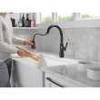 9179TL-BL-DST Coranto 11.56-in x 10.75-in x 15.63-in Touch2O Kitchen Faucet with Touchless Technology, Matte Black