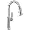9184-AR-PR-DST Renaldi 11.56-in x 2.81-in x 16.56-in Single-Handle Pull-Down Kitchen Faucet, Lumicoat Arctic Stainless