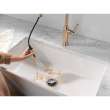 9184-CZ-PR-DST Renaldi 11.56-in x 2.81-in x 16.56-in Single-Handle Pull-Down Kitchen Faucet, Lumicoat Champagne Bronze