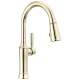9184-PN-PR-DST Renaldi 11.56-in x 2.81-in x 16.56-in Single-Handle Pull-Down Kitchen Faucet, Lumicoat Polished Nickel
