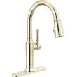 9184-PN-PR-DST Renaldi 11.56-in x 2.81-in x 16.56-in Single-Handle Pull-Down Kitchen Faucet, Lumicoat Polished Nickel
