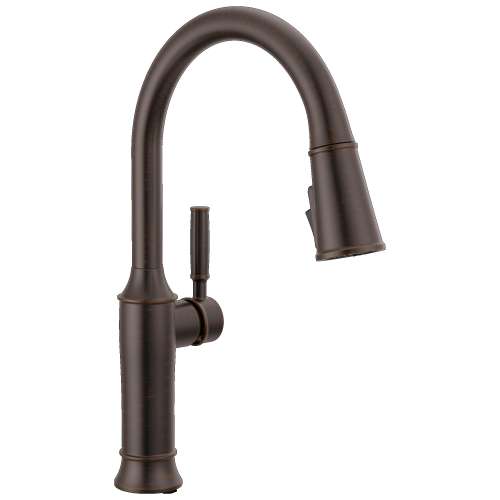 9184-RB-DST Renaldi 11.56-in x 2.81-in x 16.56-in Single-Handle Pull-Down Kitchen Faucet, Venetian Bronze