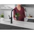 9184TL-BL-DST Renaldi 11.56-in x 2.81-in x 17.00-in Touch2O Kitchen Faucet with Touchless Technology, Matte Black