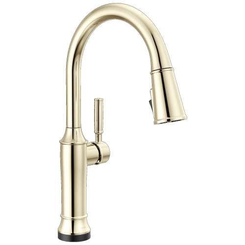 9184TL-PN-PR-DST Renaldi 11.56-in x 2.81-in x 17.00-in Touch2O Kitchen Faucet with Touchless Technology, Lumicoat Polished Nickel