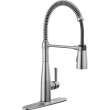 9613-AR-DST Essa 11.50-in x 4.13-in x 19.38-in Single-Handle Pull-Down Spring Kitchen Faucet, Arctic Stainless
