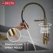 9613-CZ-DST Essa 11.50-in x 4.13-in x 19.38-in Single-Handle Pull-Down Spring Kitchen Faucet, Champagne Bronze
