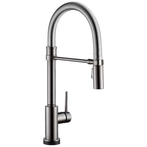 9659TL-KS-DST Trinsic 11.50-in x 4.19-in x 20.44-in Touch2O Kitchen Faucet with Touchless Technology, Black Stainless