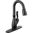 9678TL-BL-DST Leland 9.13-in x 3.50-in x 14.56-in Touch2O Bar and Prep Faucet with Touchless Technology, Matte Black