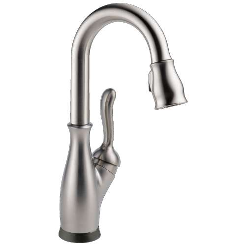9678TL-SP-DST Leland 9.13-in x 3.50-in x 14.56-in Touch2O Bar and Prep Faucet with Touchless Technology, Spotshield Stainless