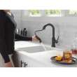 9959TL-BL-DST Trinsic 8.38-in x 4.19-in x 13.50-in Touch2O Bar and Prep Faucet with Touchless Technology, Matte Black