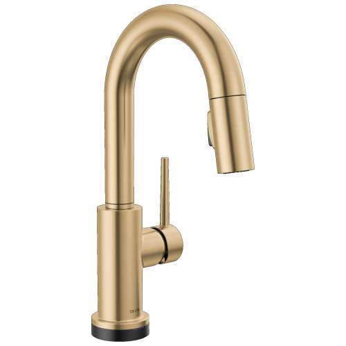 9959TL-CZ-DST Trinsic 8.38-in x 4.19-in x 13.50-in Touch2O Bar and Prep Faucet with Touchless Technology, Champagne Bronze