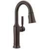 9984-RB-DST Renaldi 8.81-in x 2.81-in x 14.44-in Single-Handle Pull-Down Bar and Prep Faucet, Venetian Bronze
