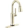 9984TL-PN-PR-DST Renaldi 8.81-in x 2.81-in x 15.00-in Touch2O Bar and Prep Faucet with Touchless Technology, Lumicoat Polished Nickel