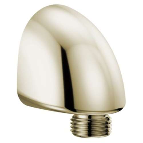 50560-PN-PR Universal Showering Components Wall Elbow For Hand Shower, Lumicoat Polished Nickel