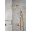 50570-CZ-PR Universal Showering Components Square Wall Elbow for Hand Shower, Lumicoat Champagne Bronze