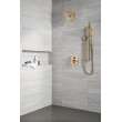 50570-CZ-PR Universal Showering Components Square Wall Elbow for Hand Shower, Lumicoat Champagne Bronze