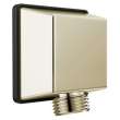 50570-PN-PR Universal Showering Components Square Wall Elbow for Hand Shower, Lumicoat Polished Nickel