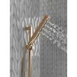 51140-CZ-PR Universal Showering Components H2Okinetic Hand Shower 1.75 GPM w/Slide Bar 4S, Lumicoat Champagne Bronze