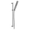 51140-PR Universal Showering Components H2Okinetic Hand Shower 1.75 GPM w/Slide Bar 4S, Lumicoat Chrome