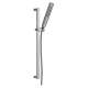 51140-PR Universal Showering Components H2Okinetic Hand Shower 1.75 GPM w/Slide Bar 4S, Lumicoat Chrome