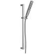 51140-PR Universal Showering Components H2Okinetic Hand Shower 1.75 GPM w/Slide Bar 4S, Lumicoat Chrome