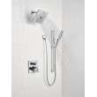 51140-PR Universal Showering Components H2Okinetic Hand Shower 1.75 GPM w/Slide Bar 4S, Lumicoat Chrome