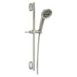 51386-SS-PR Universal Showering Components 3-Setting Slide Bar Handshower, Lumicoat Stainless